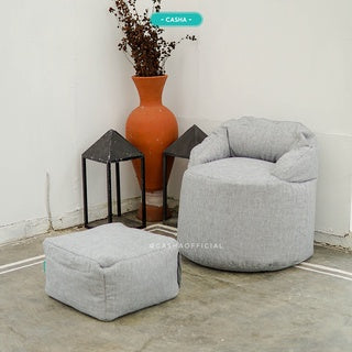 CASHA Luna Sofa Milennial + Footrest