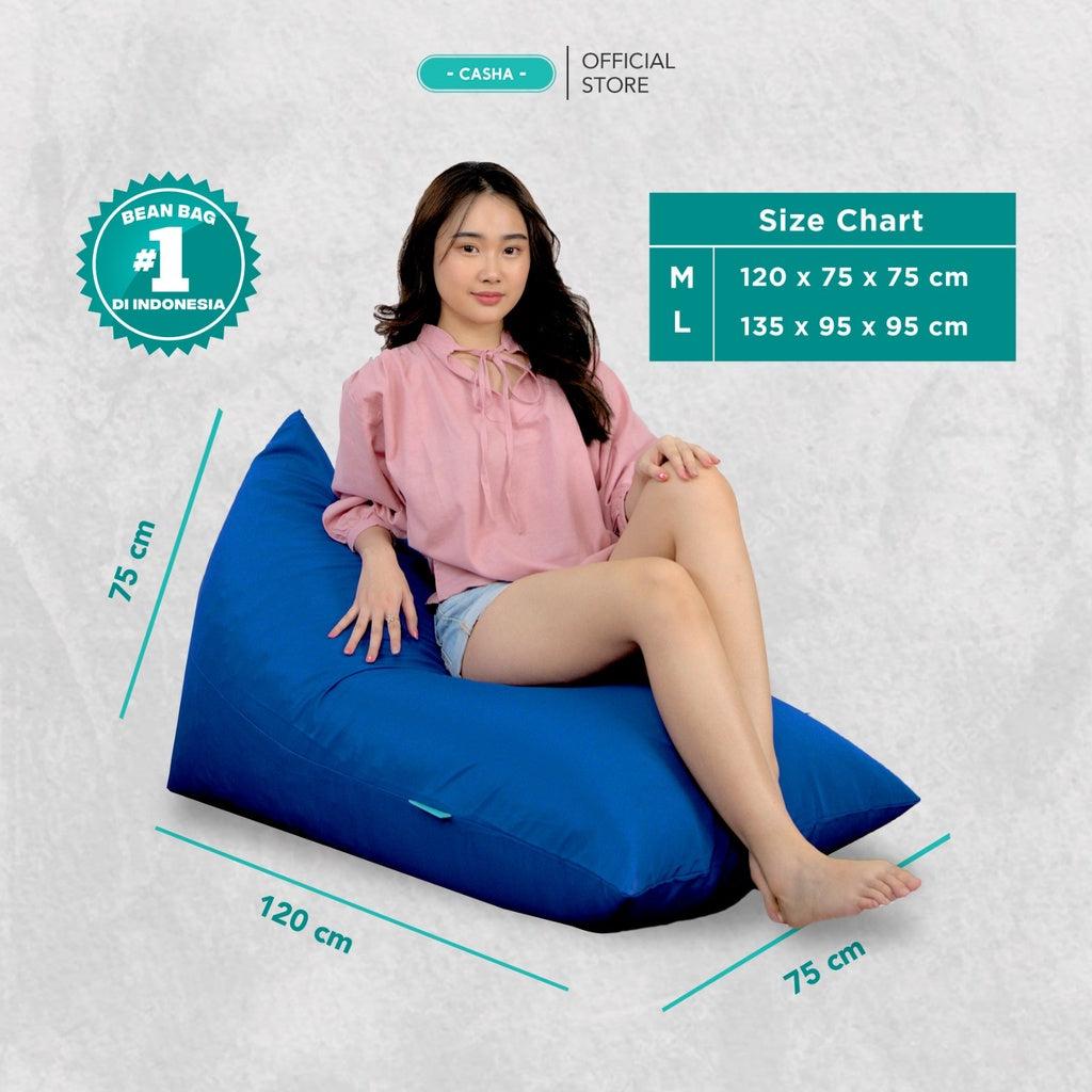 CASHA Bean Bag Triangle Waterproof - Size Medium